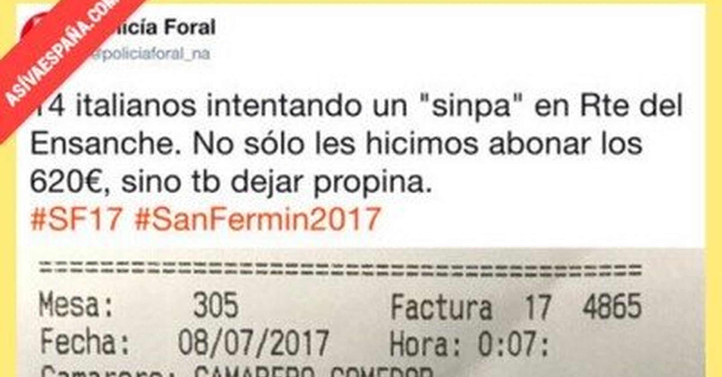 Menu fermin olla la san